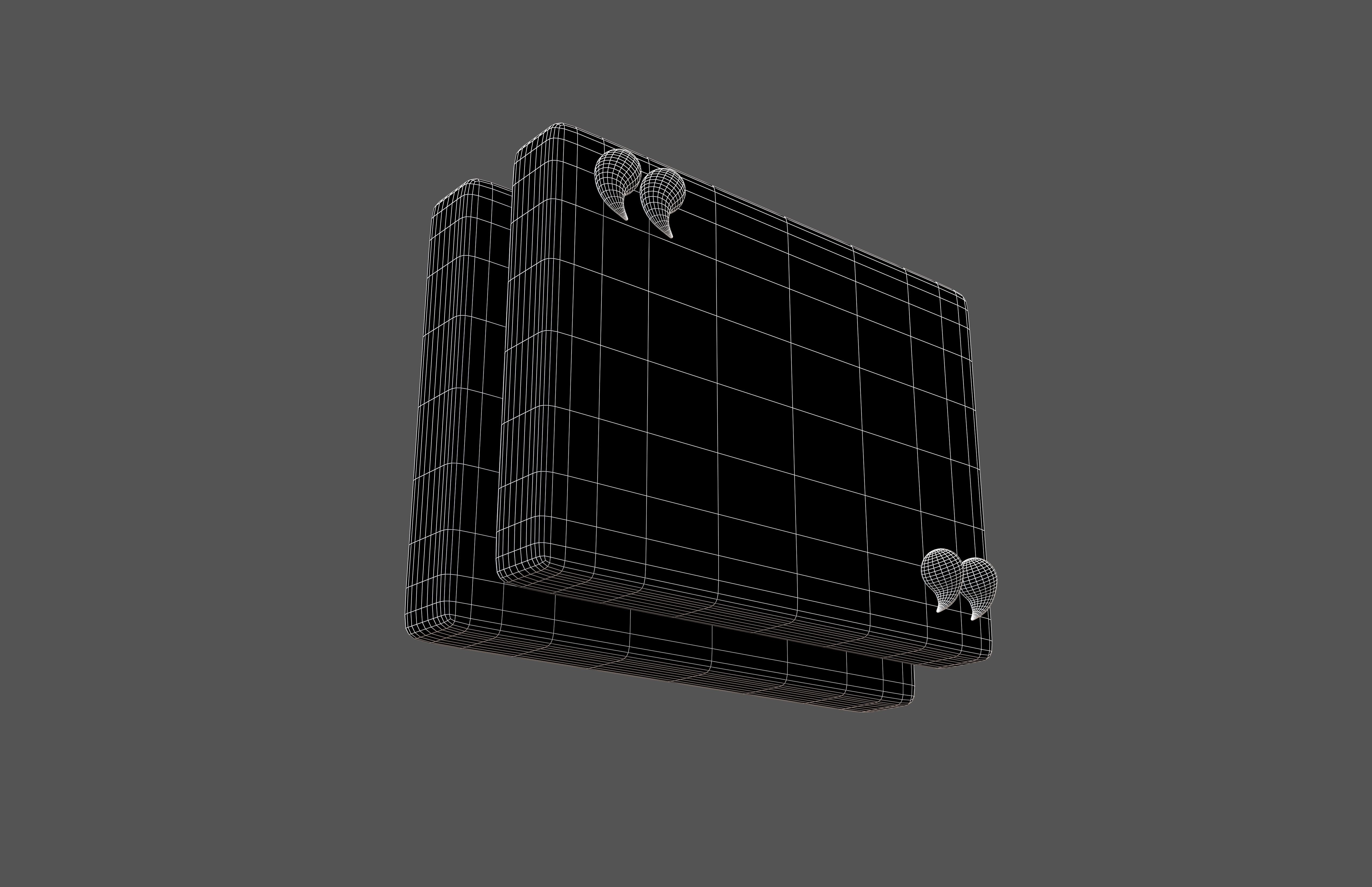 Testimonial Speech Balloon V1 005 Low-poly 3D model_7