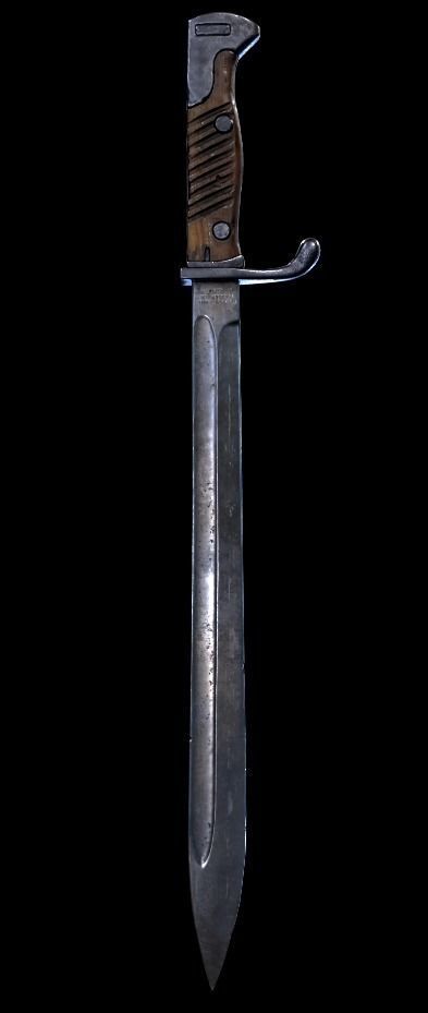 Mauser 1898 05 Bayonet Low-poly 3D model_3