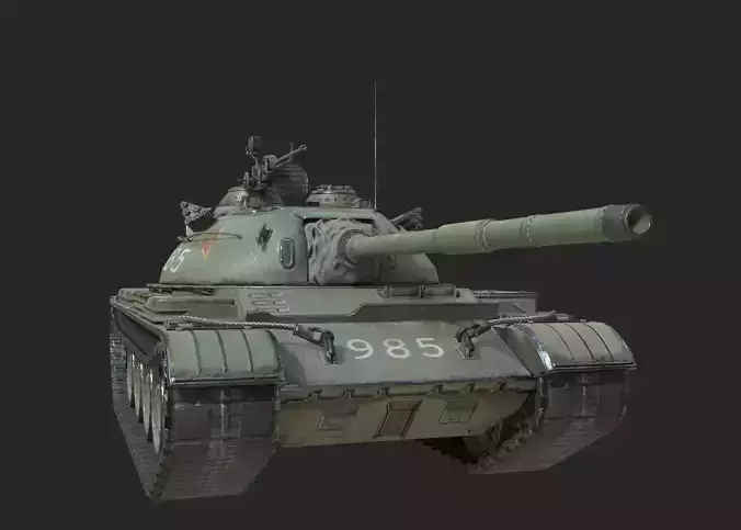 PLA Army ZTZ59 ZTZ-59 Main Battle Tank MBT medium tank