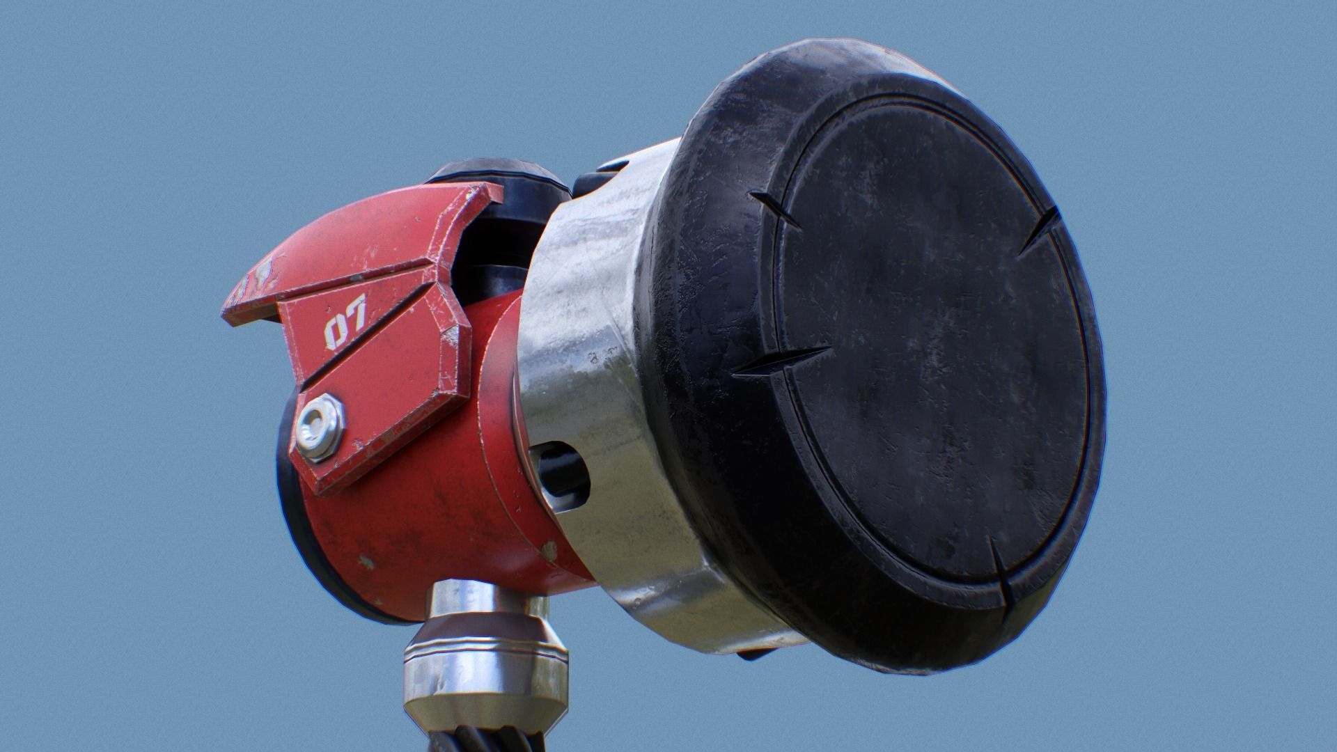 Torbjorn Hammer Free low-poly 3D model_5