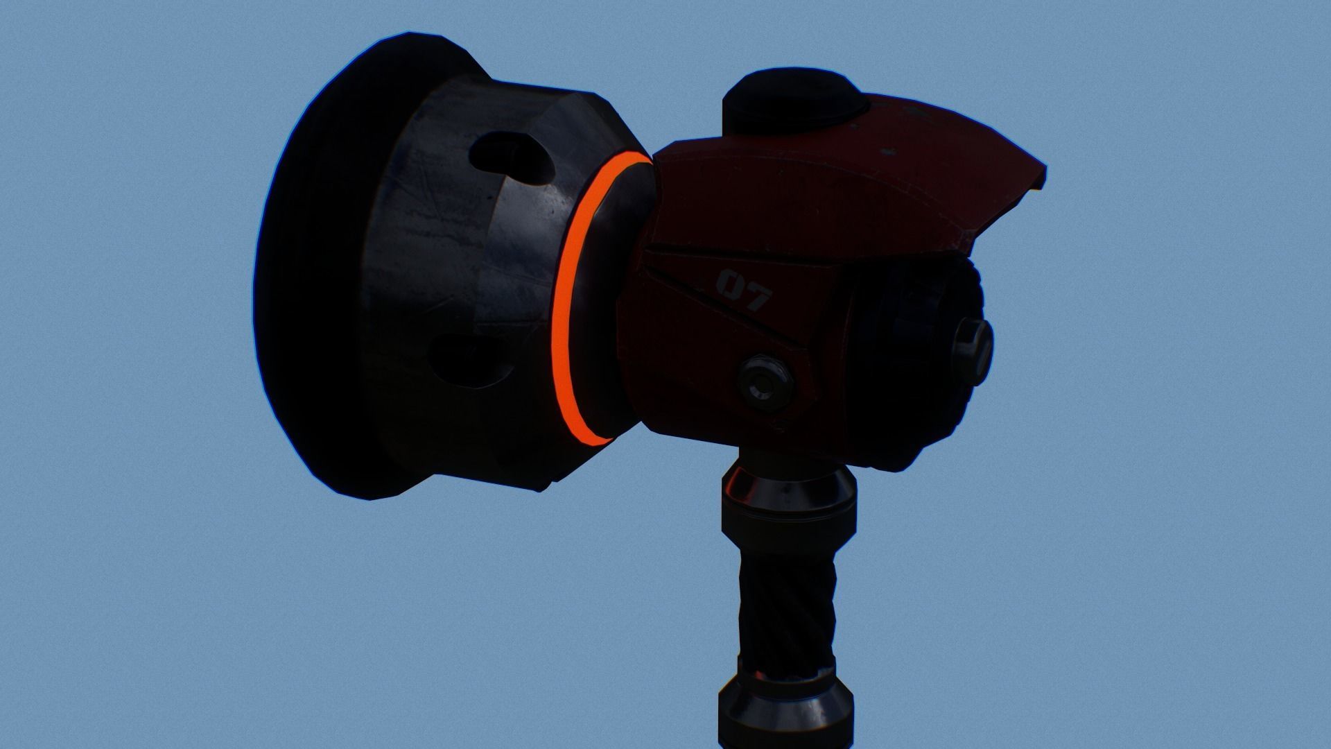 Torbjorn Hammer Free low-poly 3D model_7