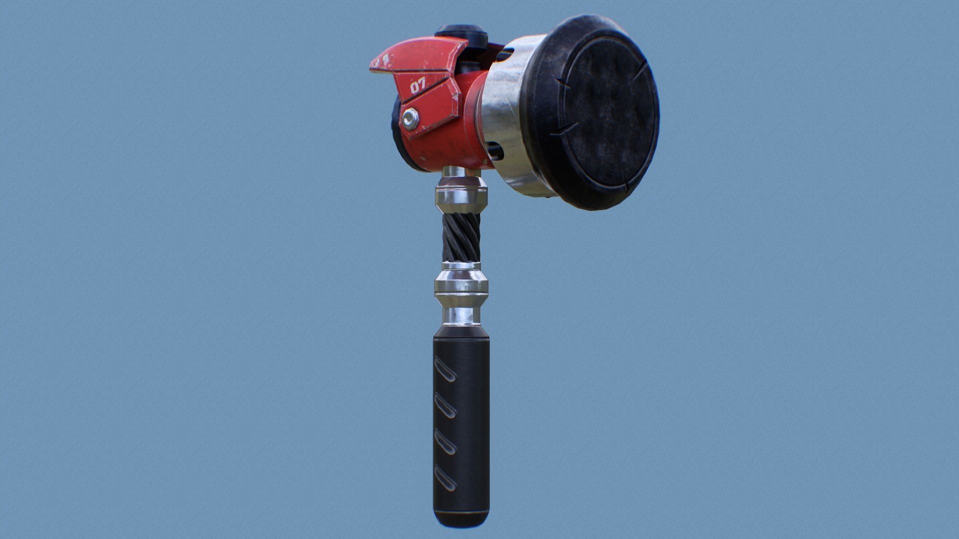 Torbjorn Hammer Free low-poly 3D model_2
