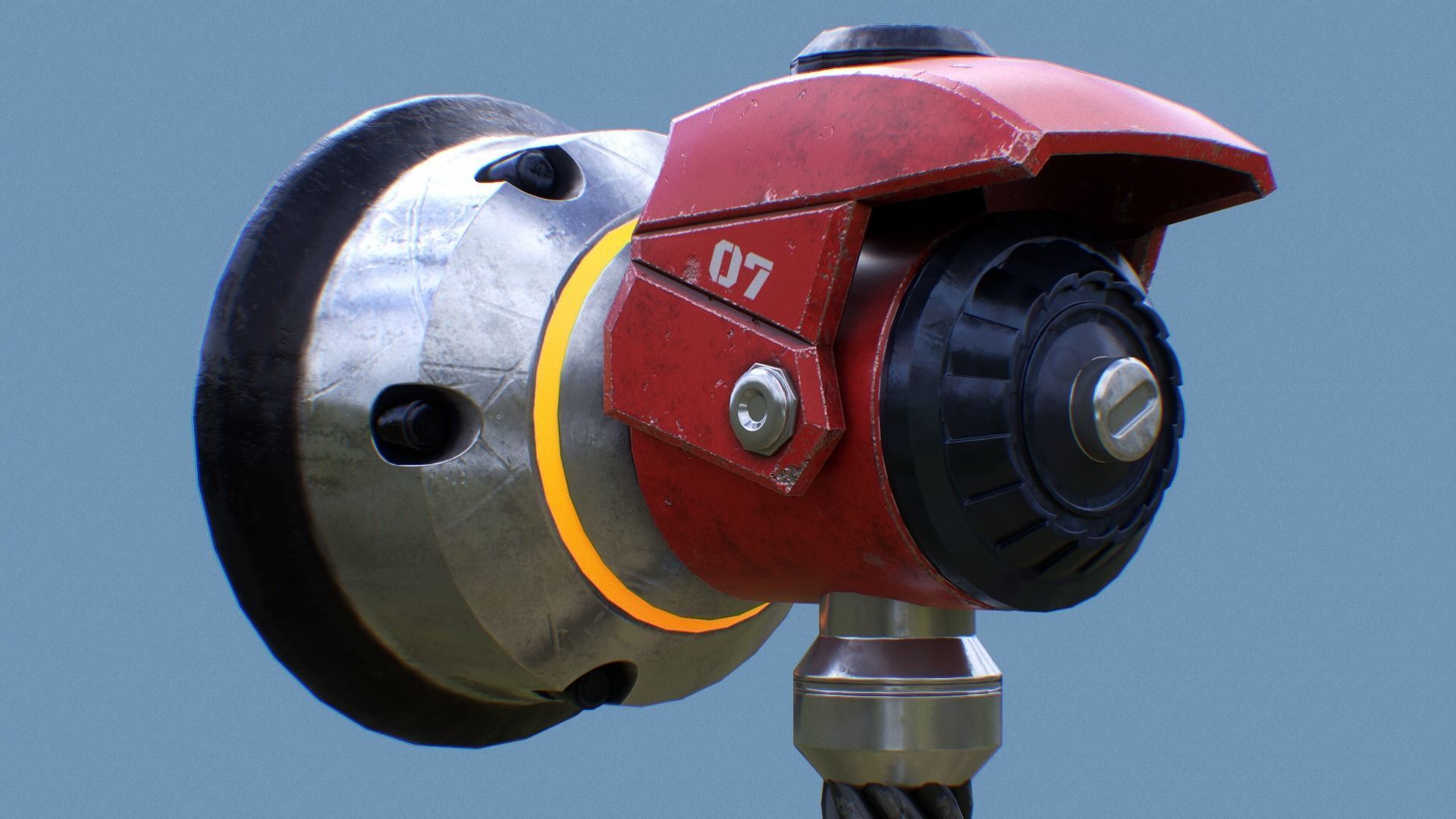 Torbjorn Hammer Free low-poly 3D model_4