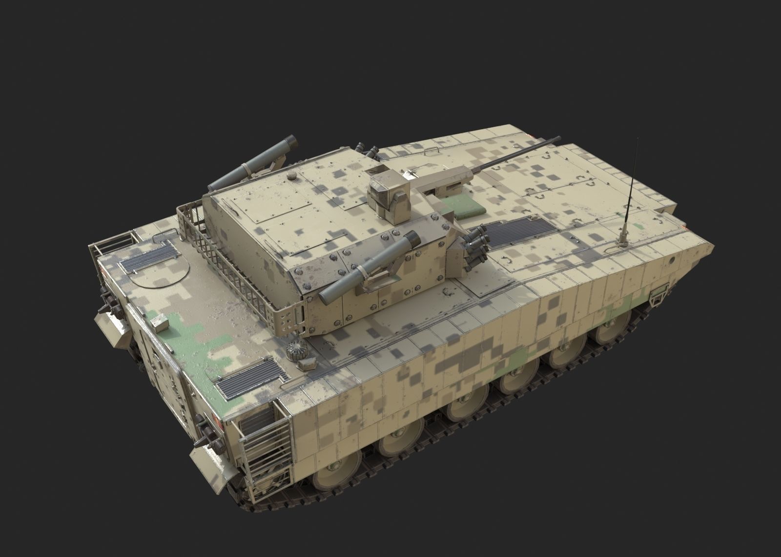 4 coatings of NORINCO GROUP VN17 Infantry fighting vehicle IFV Low-poly 3D model_6
