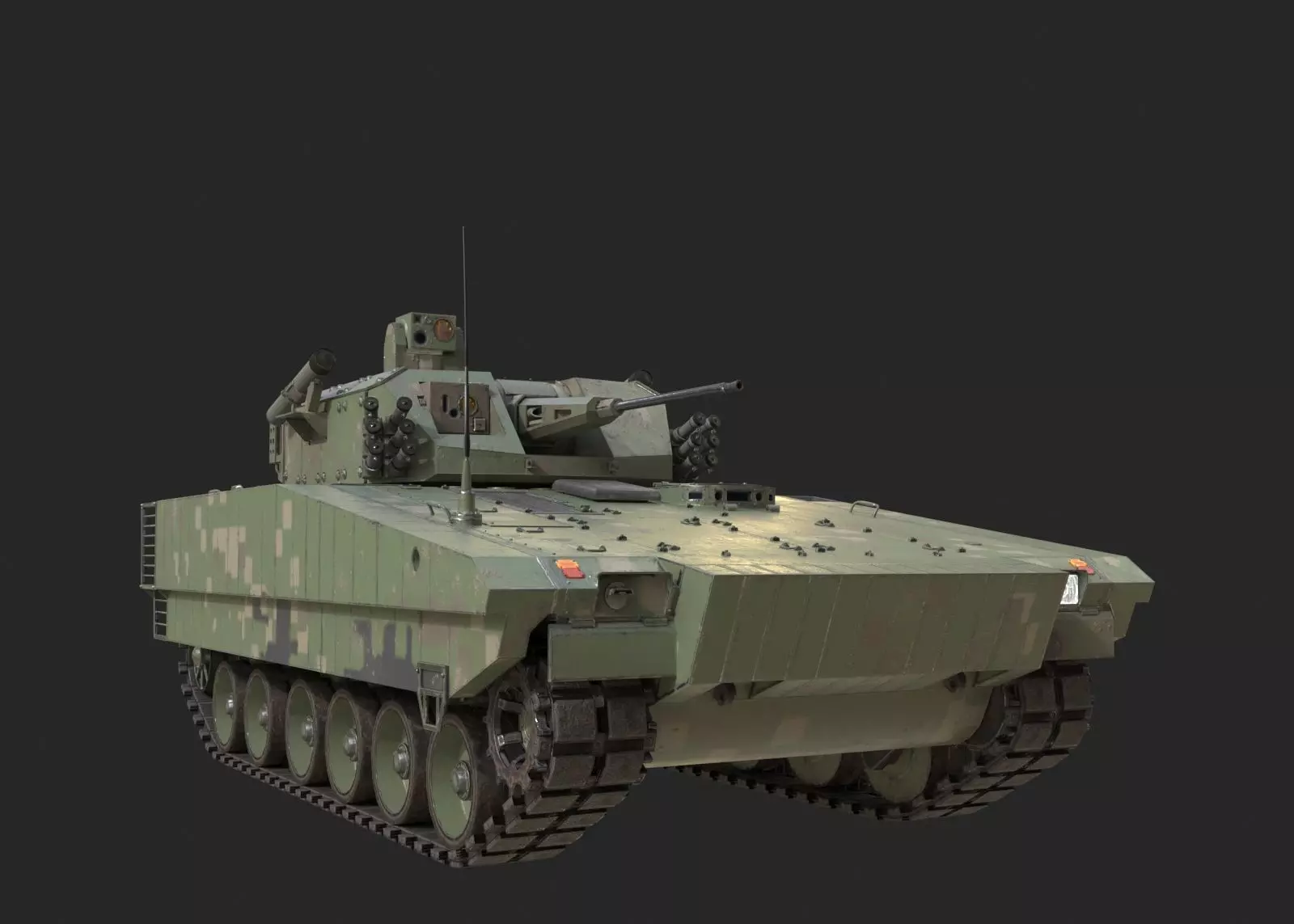 4 coatings of NORINCO GROUP VN17 Infantry fighting vehicle IFV Low-poly 3D model_0