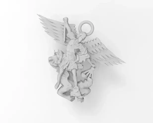 san miguel arcangel  3D print model