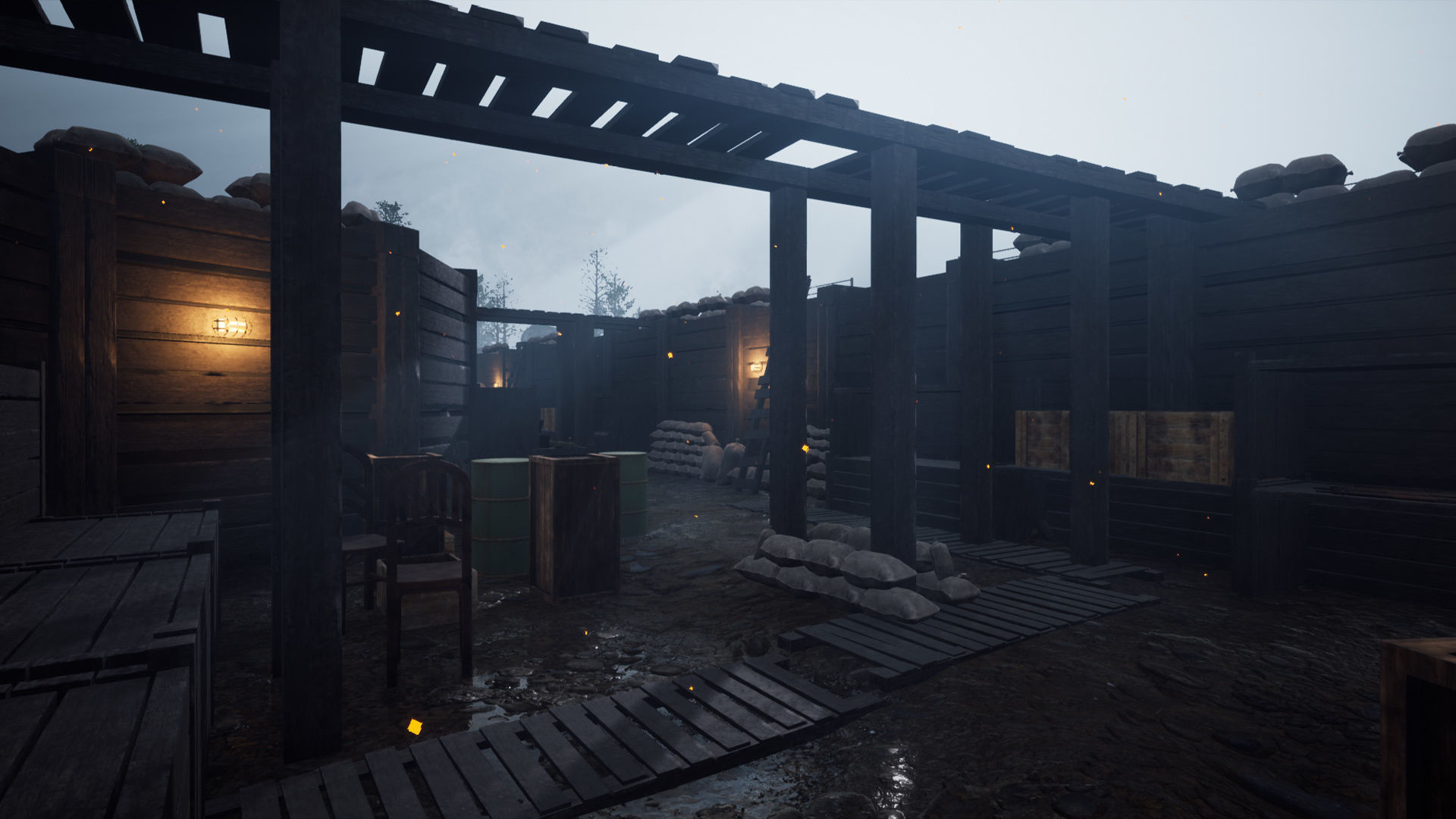 World War battlefield -Unreal Engine- and -FBX- Low-poly 3D model_3