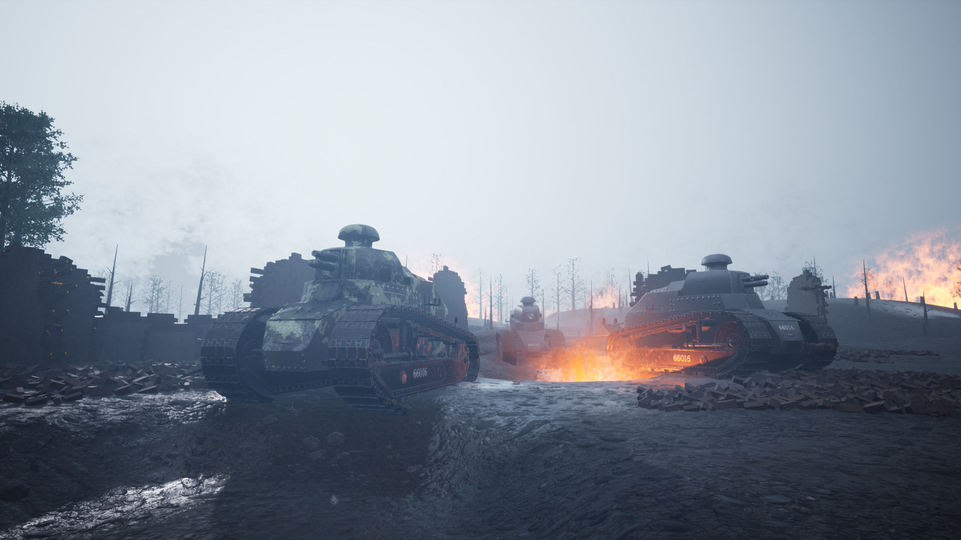 World War battlefield -Unreal Engine- and -FBX- Low-poly 3D model_12