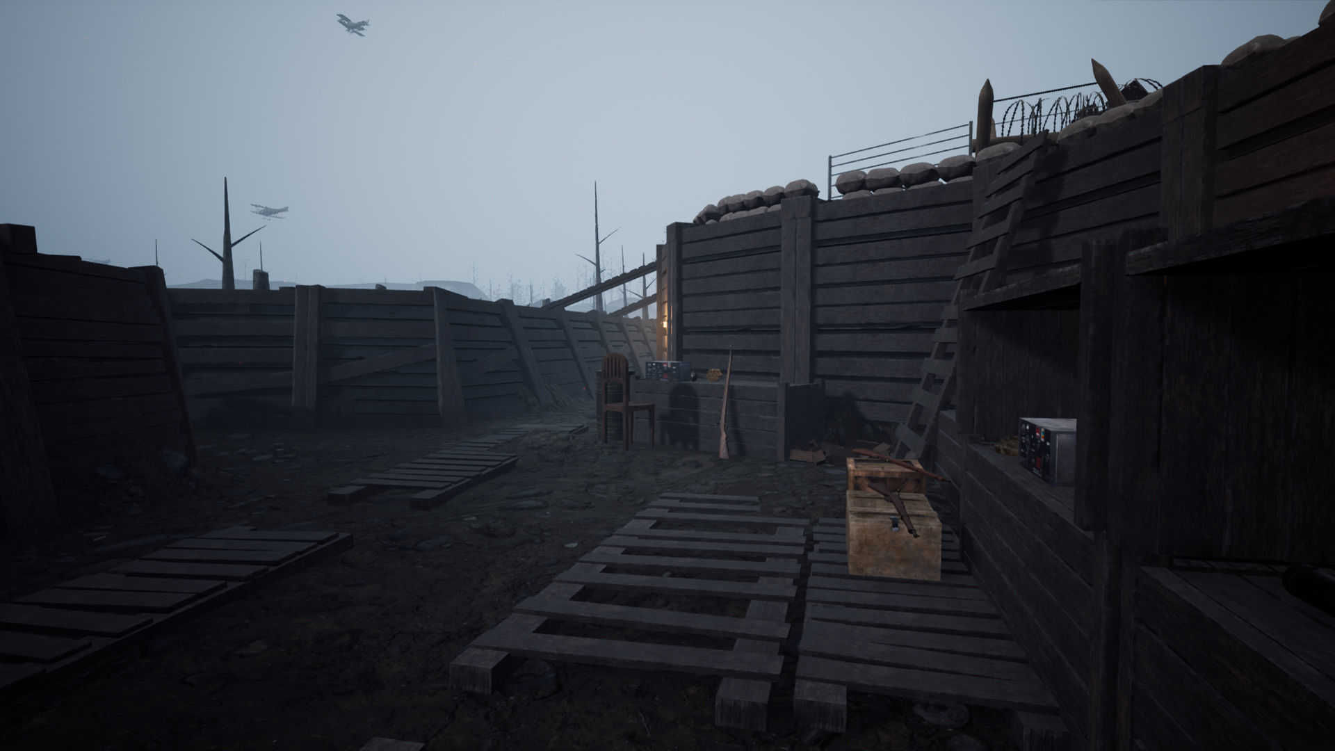 World War battlefield -Unreal Engine- and -FBX- Low-poly 3D model_18