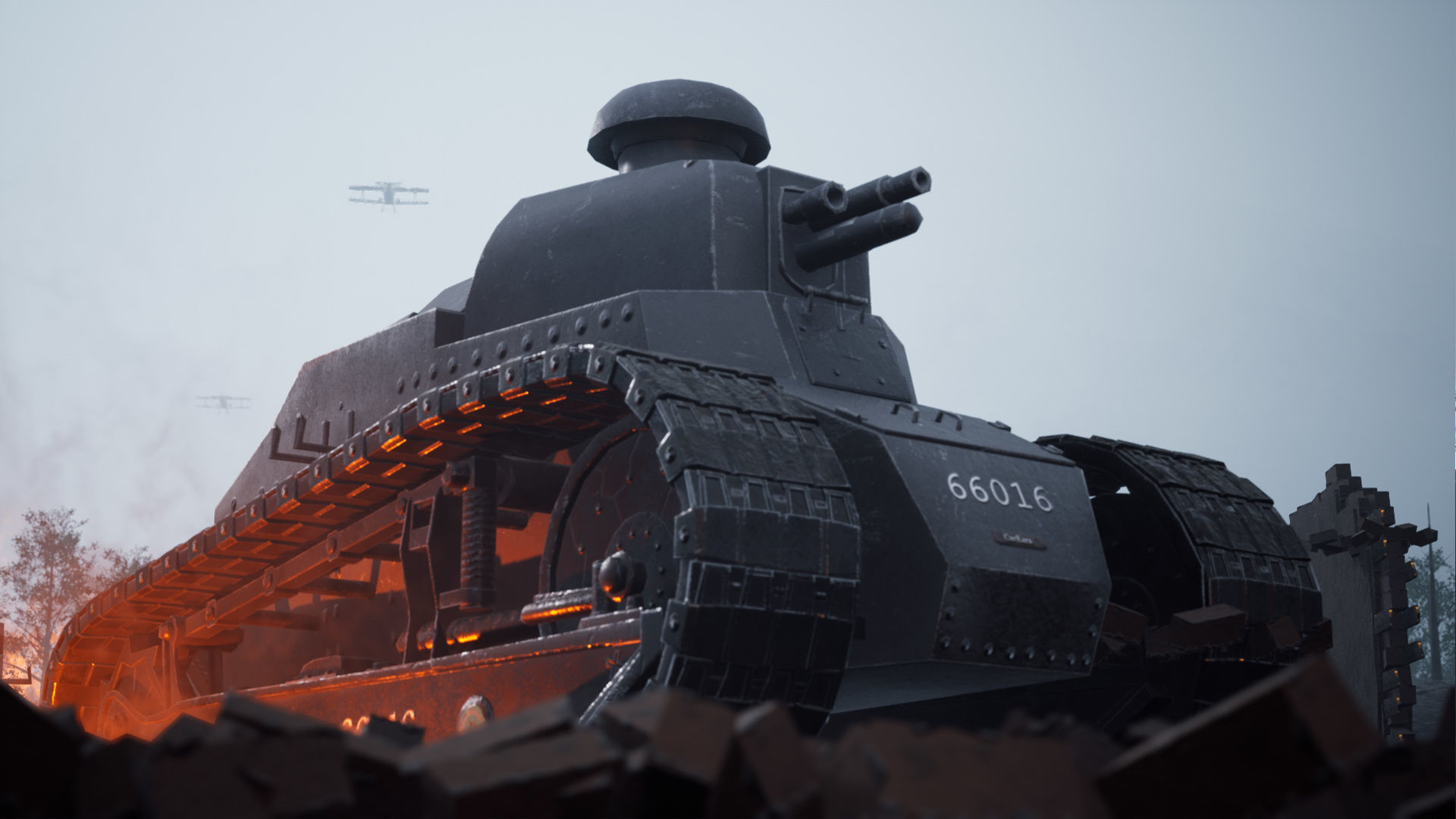 World War battlefield -Unreal Engine- and -FBX- Low-poly 3D model_11