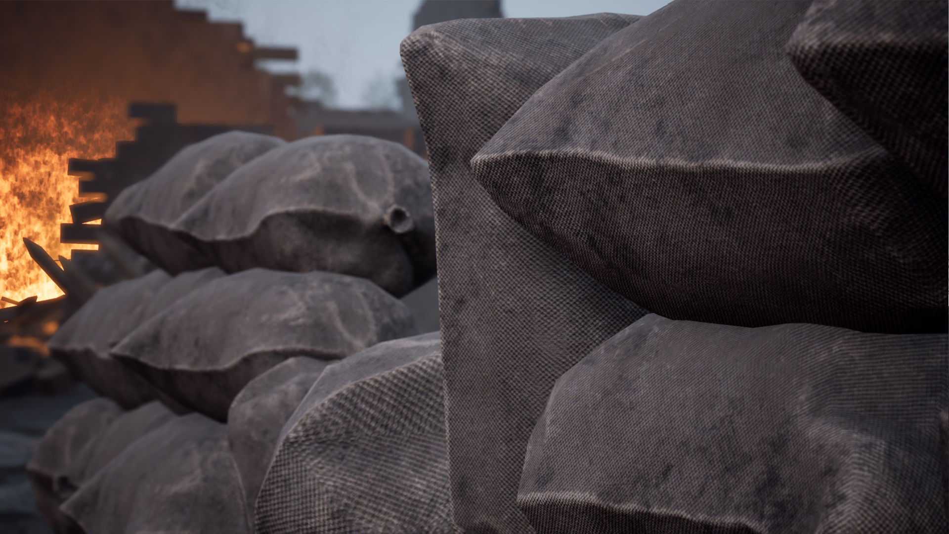 World War battlefield -Unreal Engine- and -FBX- Low-poly 3D model_10