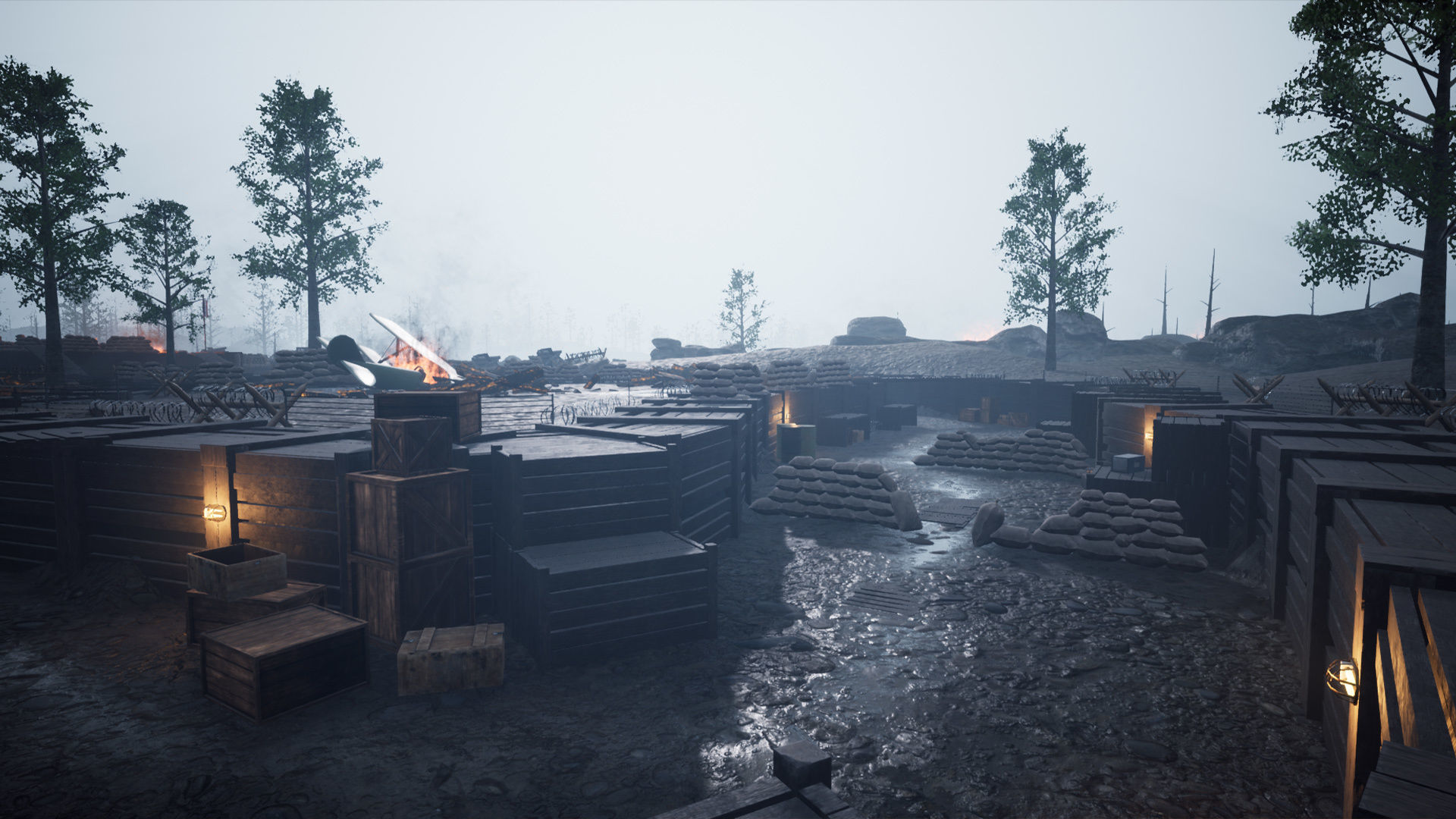 World War battlefield -Unreal Engine- and -FBX- Low-poly 3D model_5