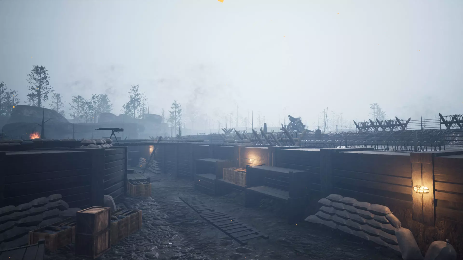 World War battlefield -Unreal Engine- and -FBX- Low-poly 3D model_0