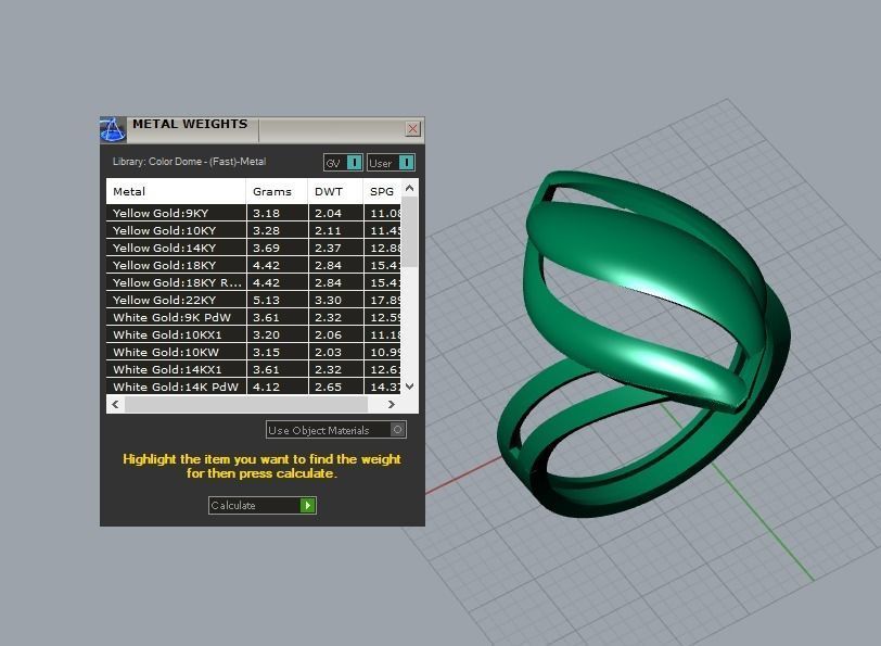 ring jewelry 3D print model_4