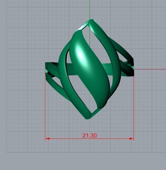ring jewelry 3D print model_6