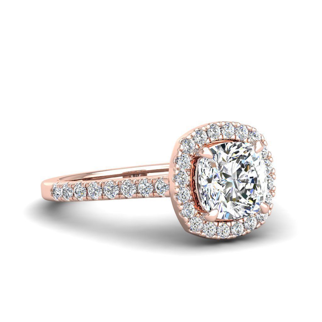 Engagement ring Mia qushion 3D print model_10