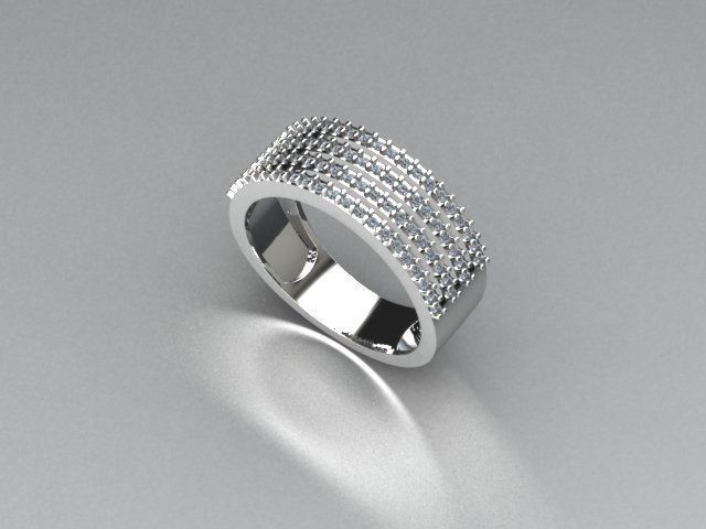ring jewelry 3D print model_2
