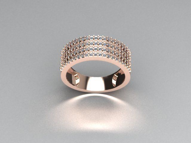 ring jewelry 3D print model_3