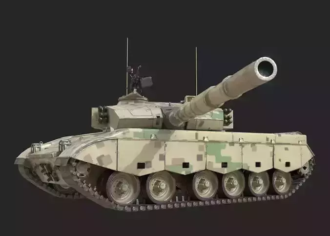 4 coatings of PLA Army ZTZ96A ZTZ-96A Main Battle Tank MBT