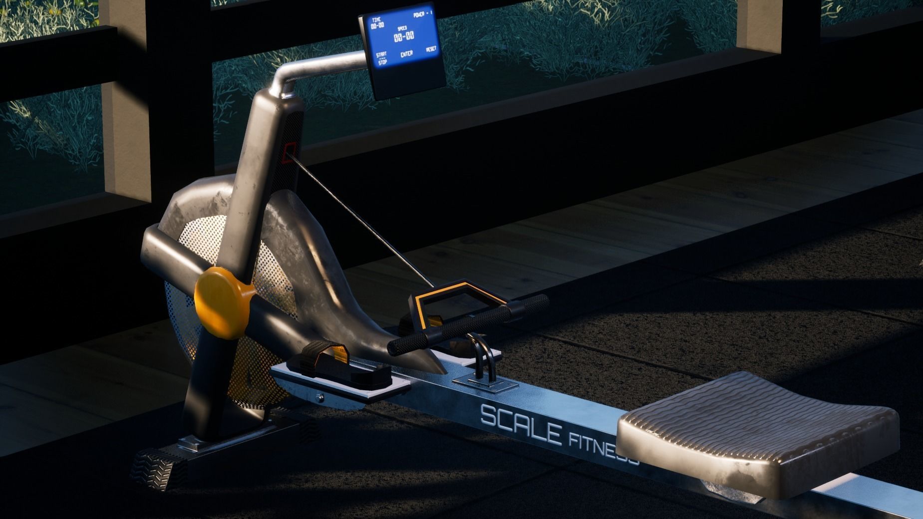 Gym modular pack -Unreal Engine- and -FBX- Low-poly 3D model_26