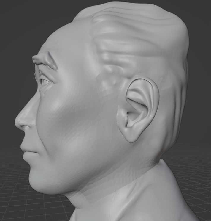 Akira Kurosawa 3D print model_20