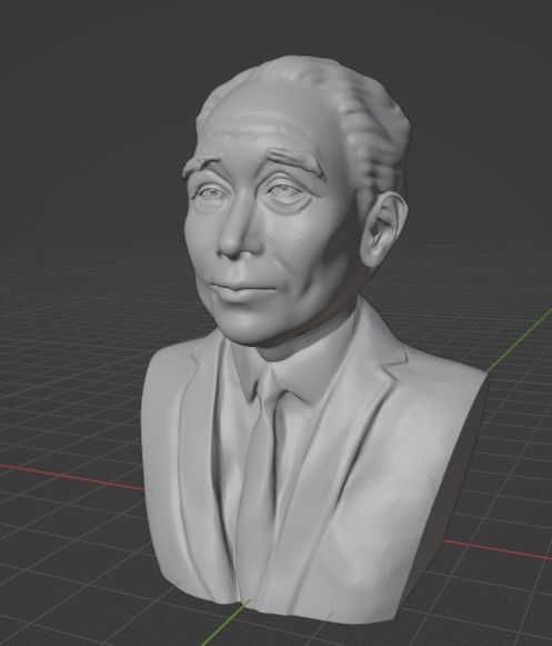 Akira Kurosawa 3D print model_2