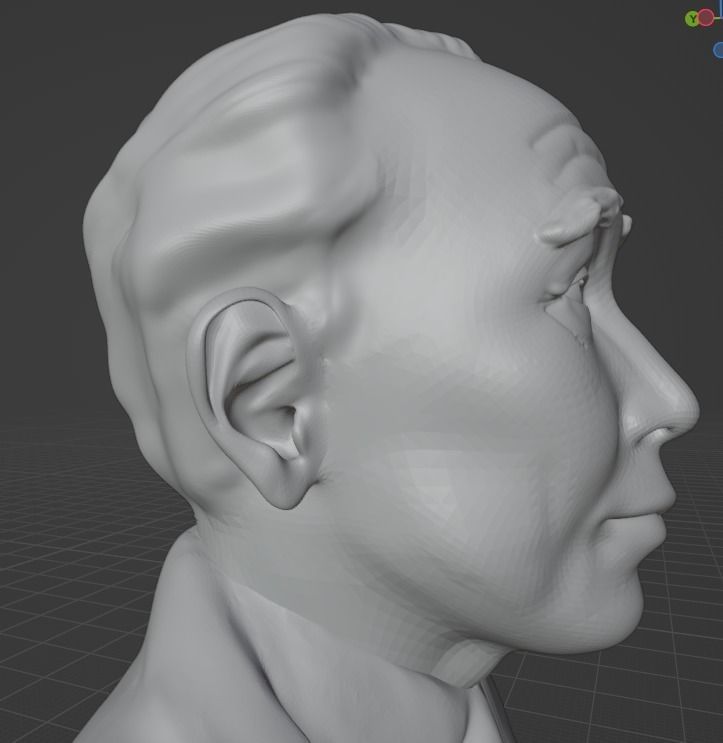 Akira Kurosawa 3D print model_13