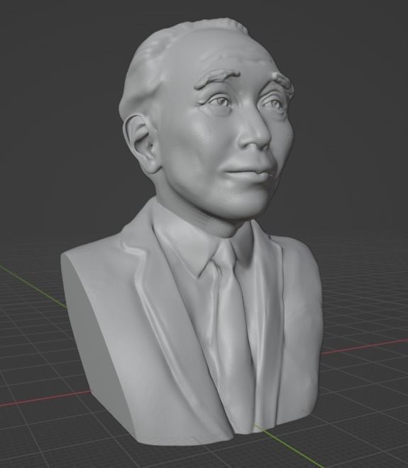 Akira Kurosawa 3D print model_10