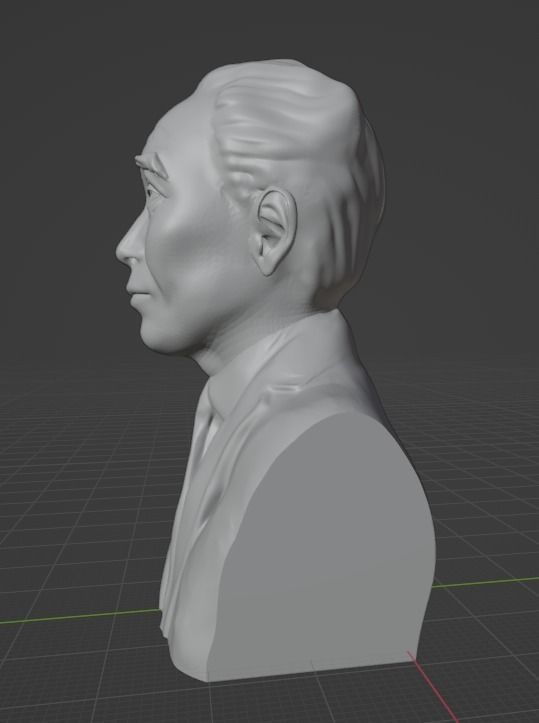 Akira Kurosawa 3D print model_3