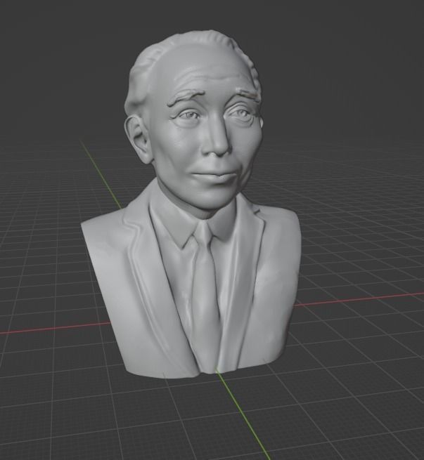 Akira Kurosawa 3D print model_12