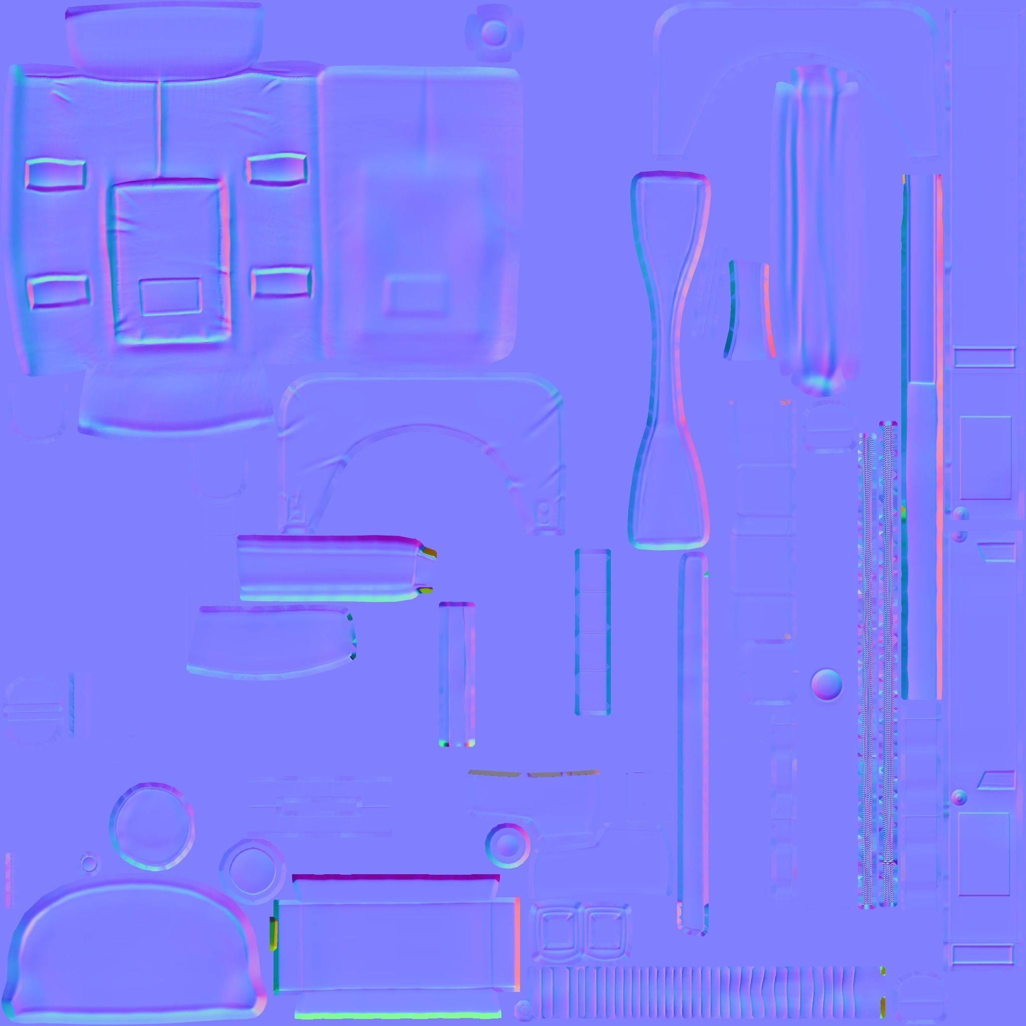 ANIMATED SPACESUIT NASA with BUTTERFLYES 3D model 3D model_11