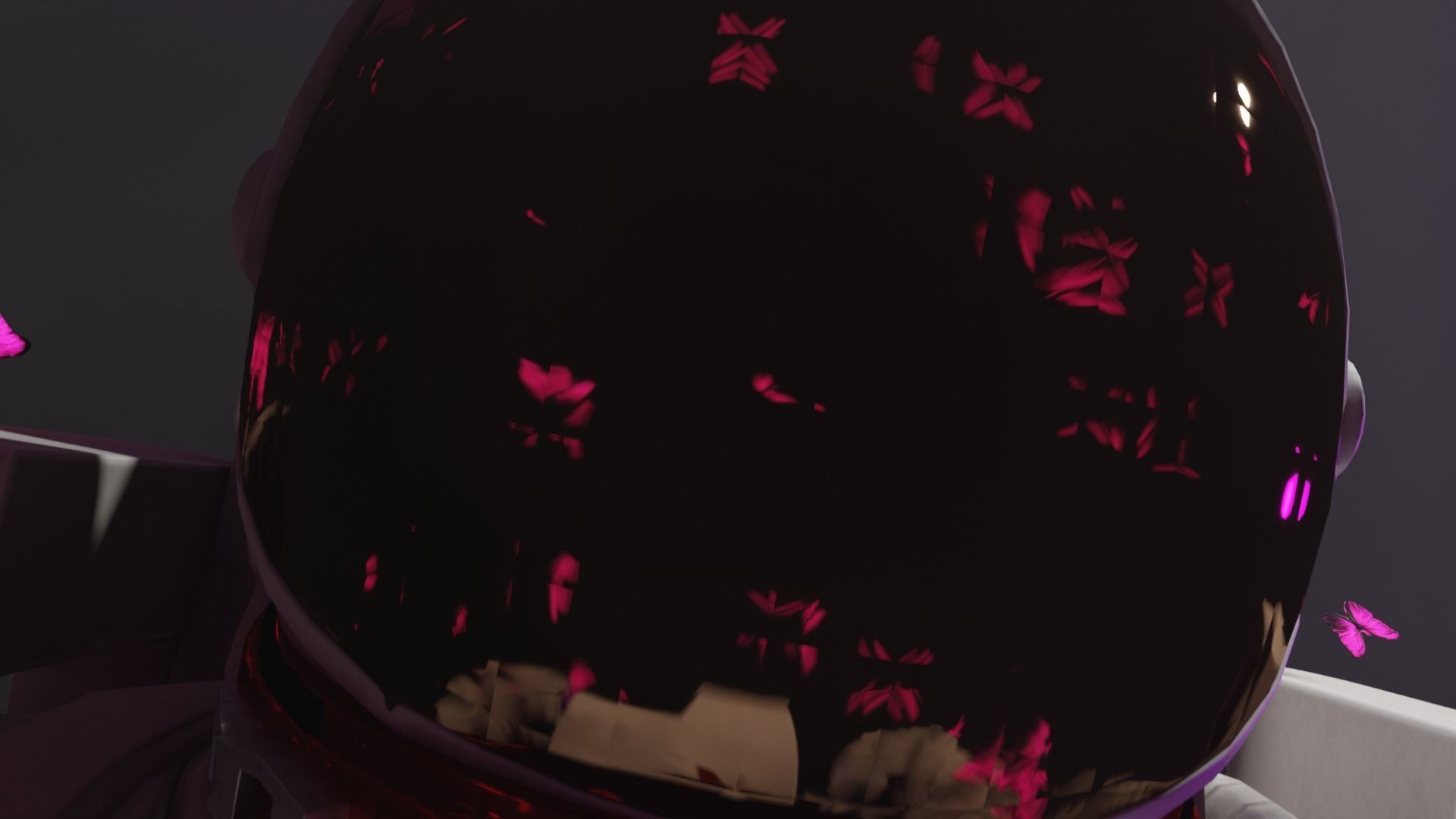 ANIMATED SPACESUIT NASA with BUTTERFLYES 3D model 3D model_5