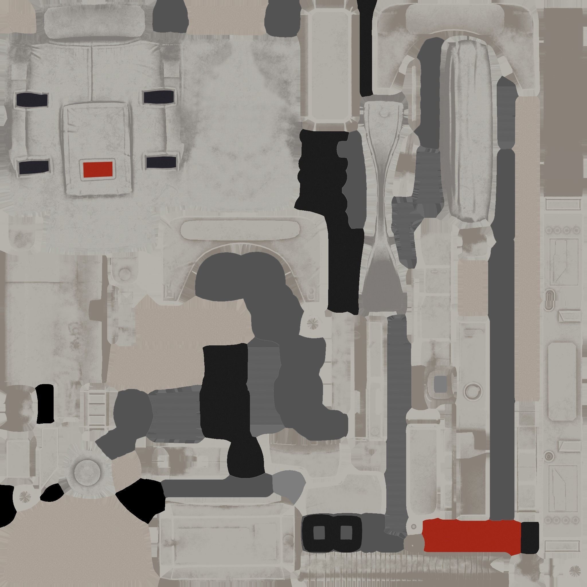 ANIMATED SPACESUIT NASA with BUTTERFLYES 3D model 3D model_15