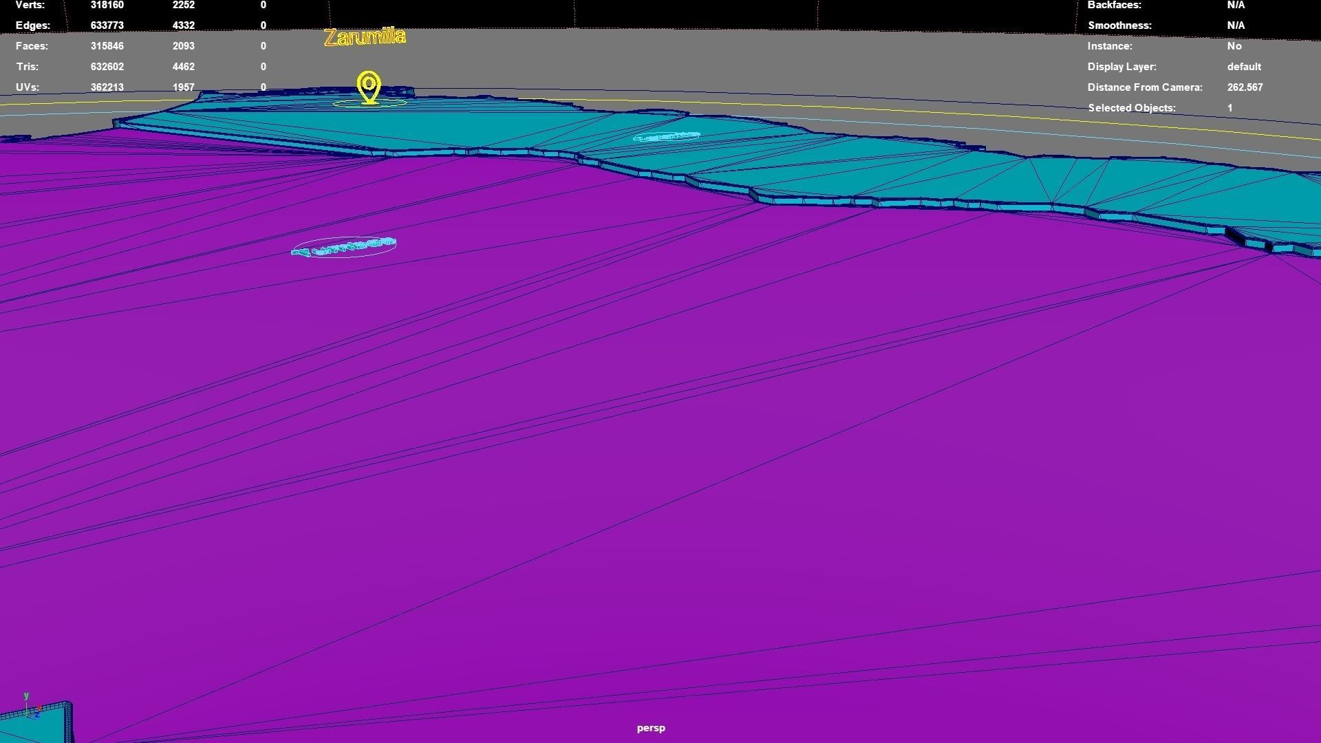 Tumbes  Peru map region geography political geographic 3D model_7
