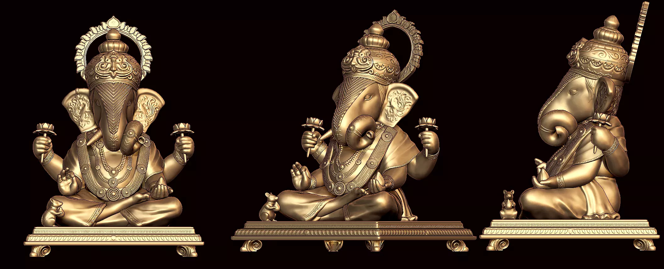 Ganjesh Ji  3D print model_0