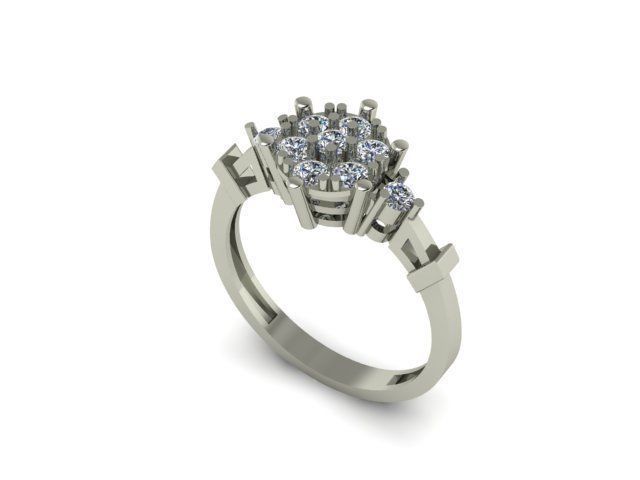ENGAGEMENT RING 3D print model_1