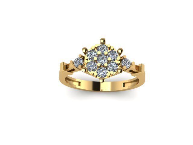 ENGAGEMENT RING 3D print model_2