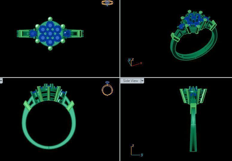 ENGAGEMENT RING 3D print model_14