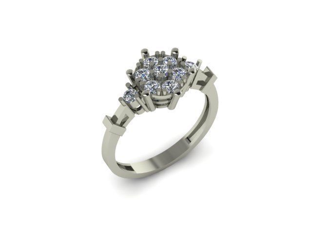 ENGAGEMENT RING 3D print model_7
