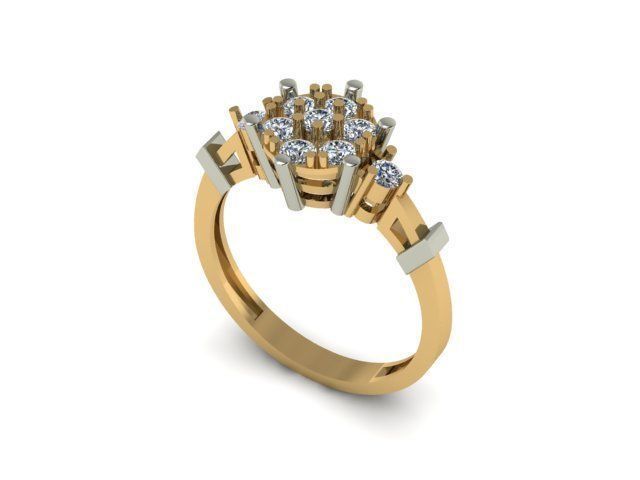 ENGAGEMENT RING 3D print model_4