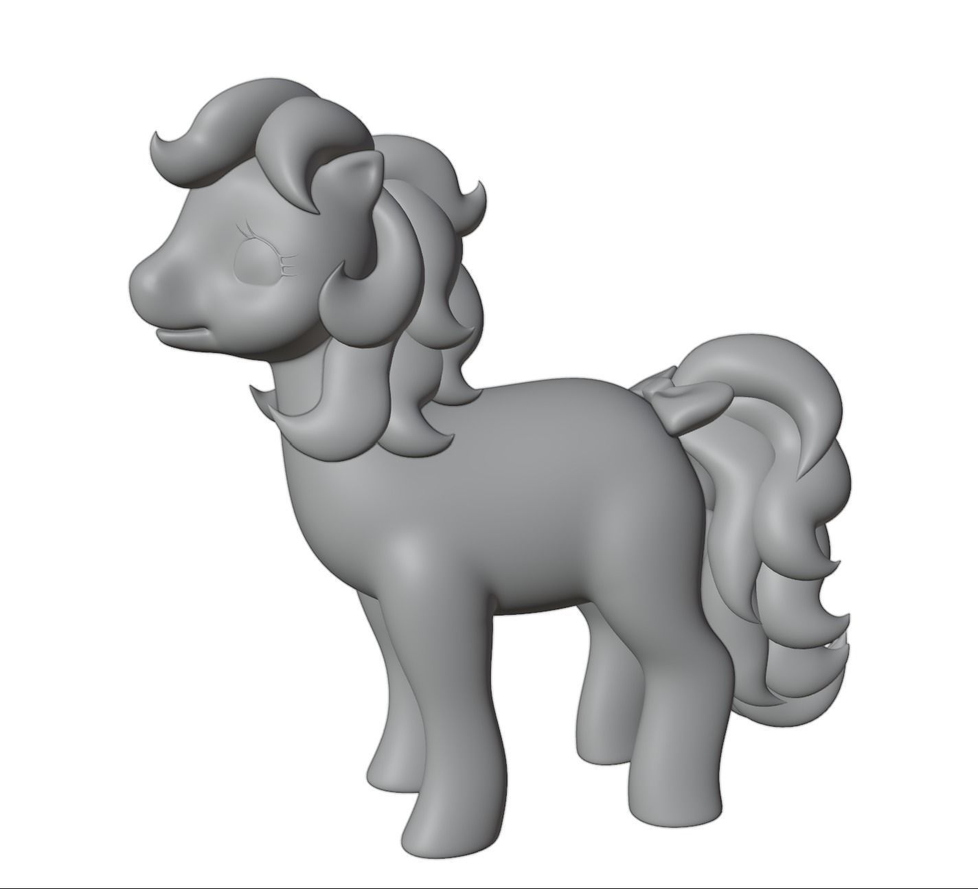 My little pony 90s original series fully rigged 3D model_7
