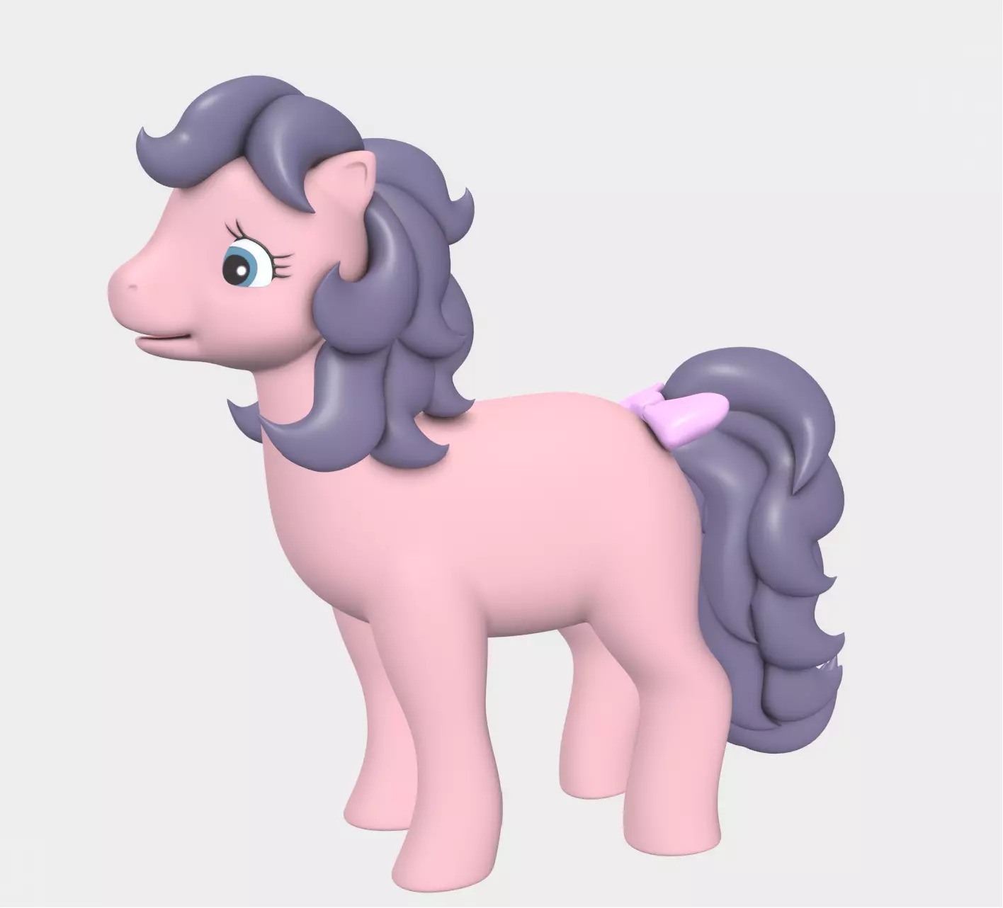 My little pony 90s original series fully rigged 3D model_0