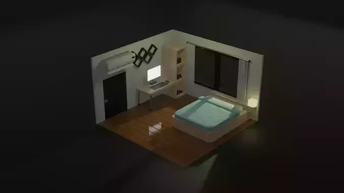 Bedroom with PC