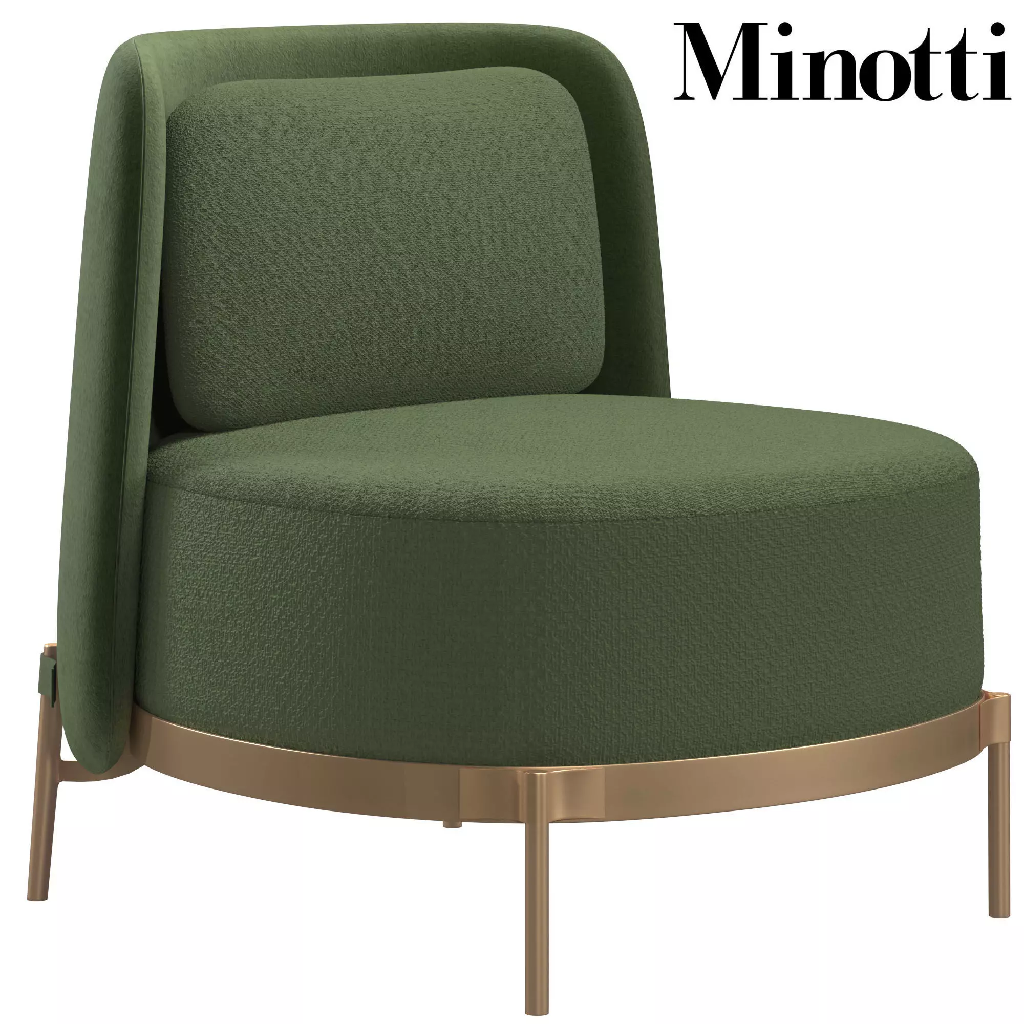 Tape Armchair BY Minotti Free 3D model