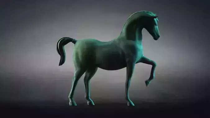 Carving Horse And Marble Stone Horse