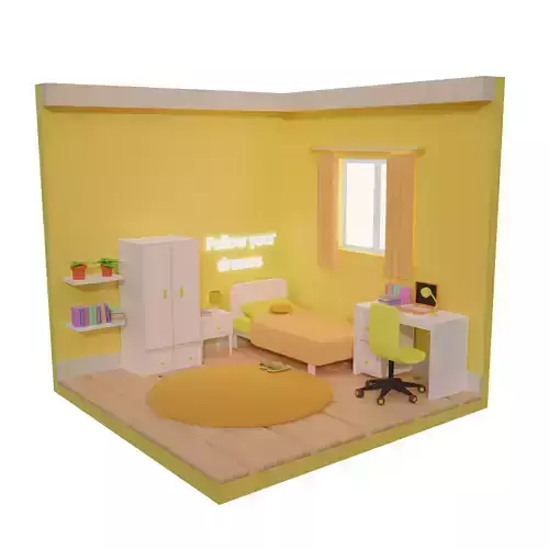 Yellow Bedroom