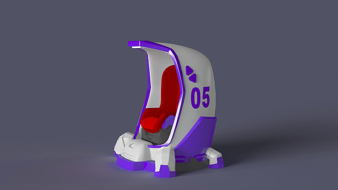 9d V R Egg cinema science fiction spacecraft 3D model