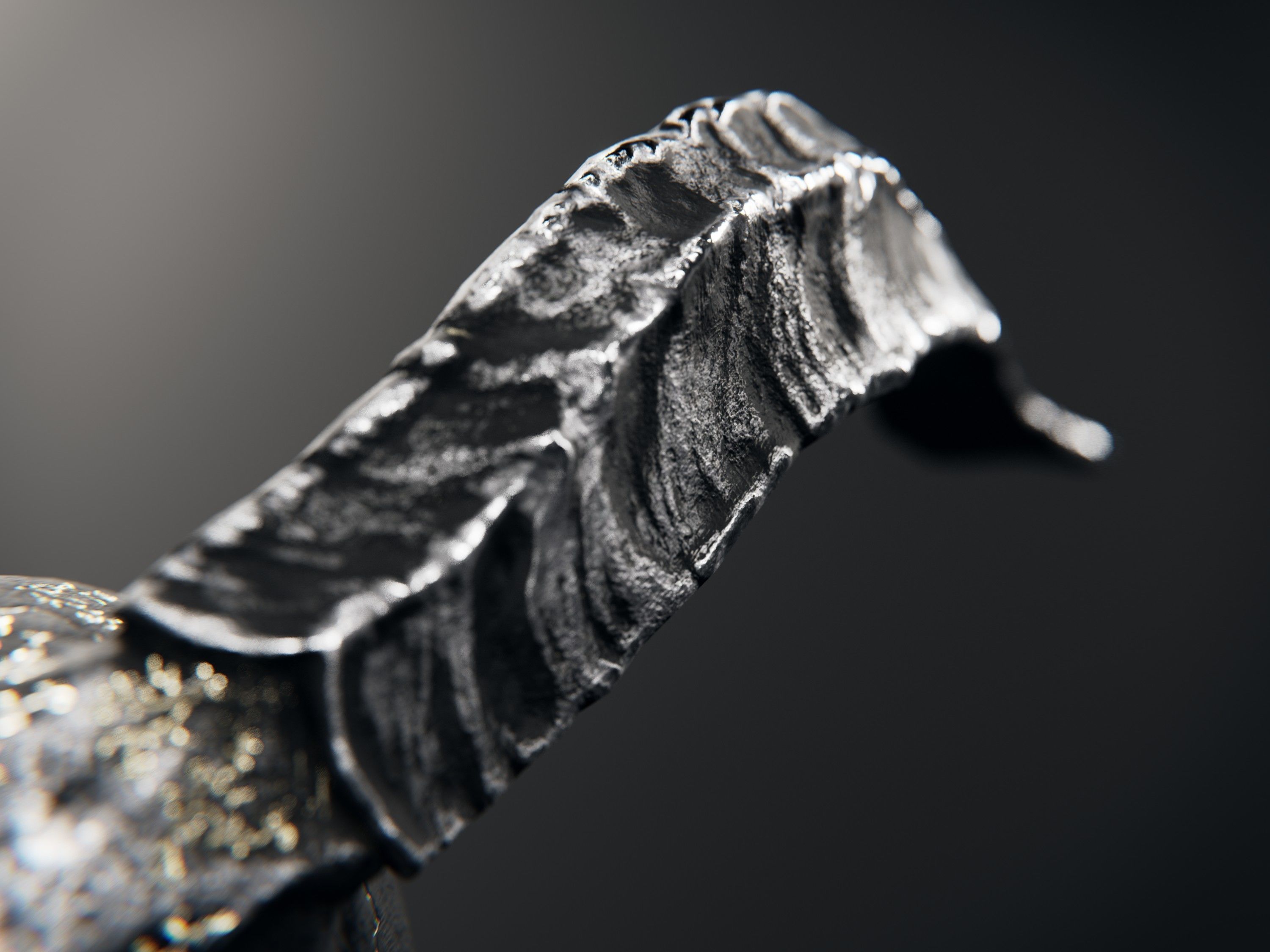 humanoid skull - the eye of suffering 3D model_5