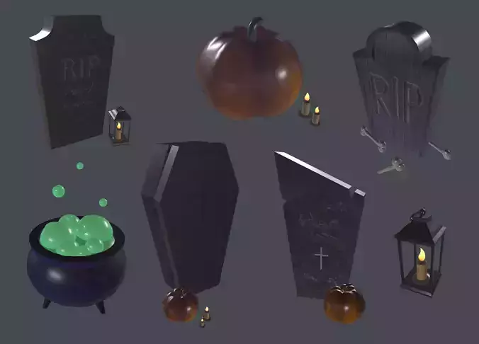 halloween set 7 items