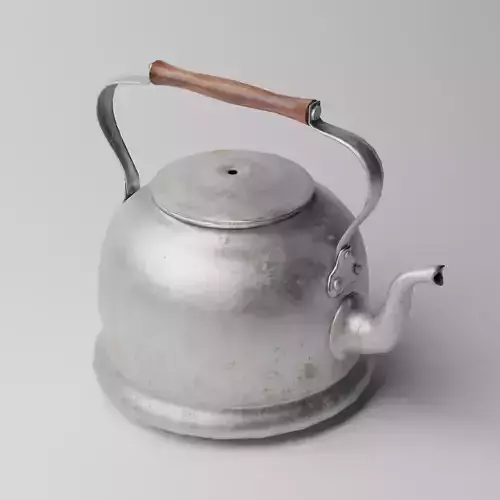 Tea Kettle 3D Model LOW-POLY